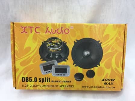 XTC Audio DB5.0 5.25 INCH 2WAY 400W COMPONENT SPEAKERS