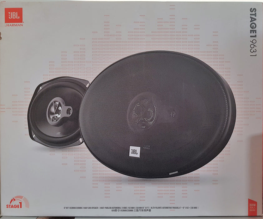 JBL Stage 1 9631 6"x9" - Three Way Car Speake 300W