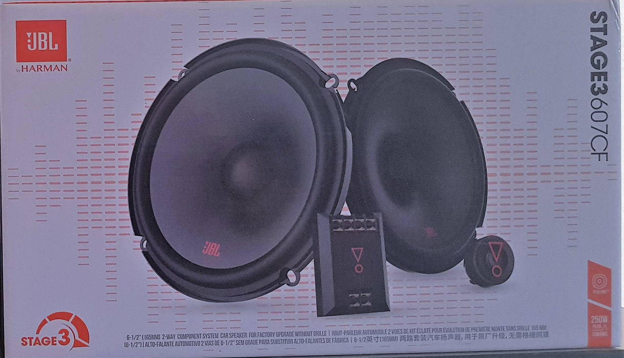 JBL Stage 3 607C - 6.5" 16.5cm 2 Way SPLIT Component Speaker System  250 Watts