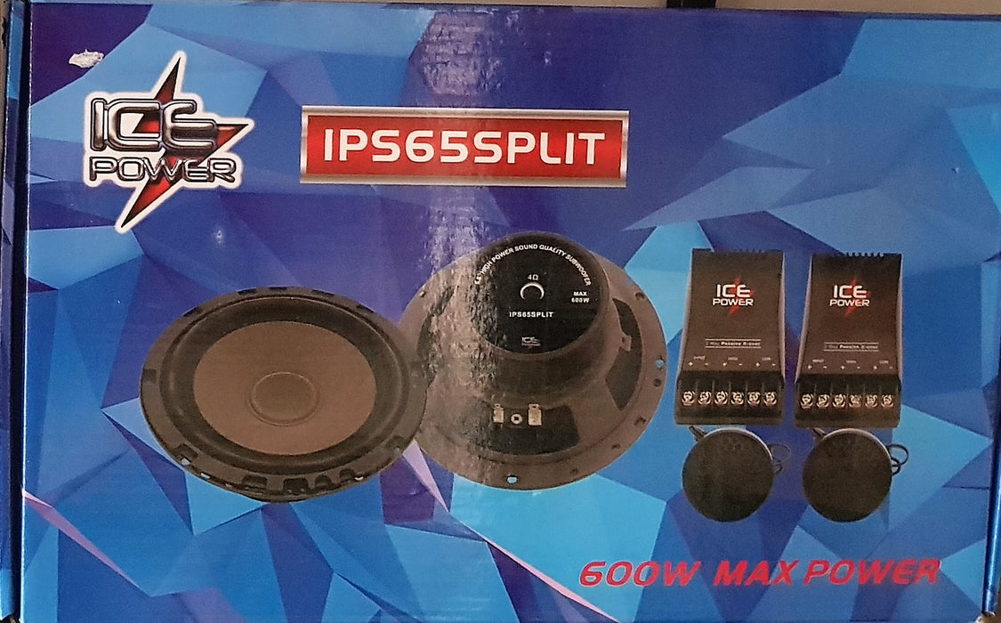 ICE POWER IPS65SPLIT 6.5" INCH SPLIT SYSTEM SPEAKERS 600 WATTS