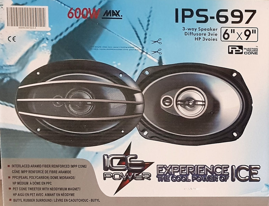 Ice Power IPS-697 6"X9" 600w 3-way