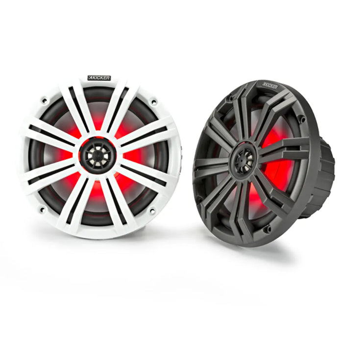 Kicker Marine 45KM654L 6.5inch Coaxial Speakers with light