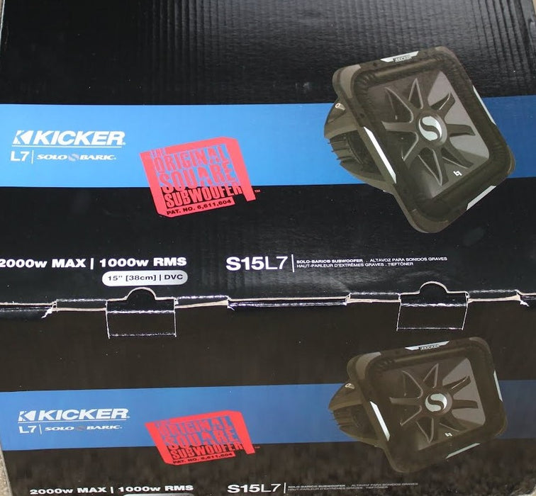 Kicker Solo_Baric L7 Series 15" subwoofer