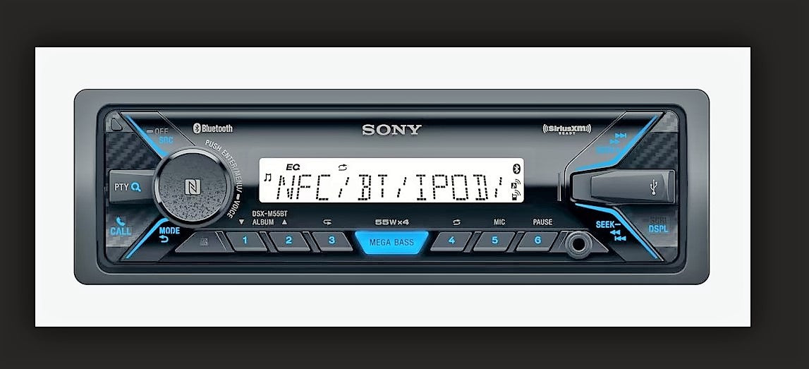 SONY DSX-M55BT Marine Digital Media Receiver Bluetooth