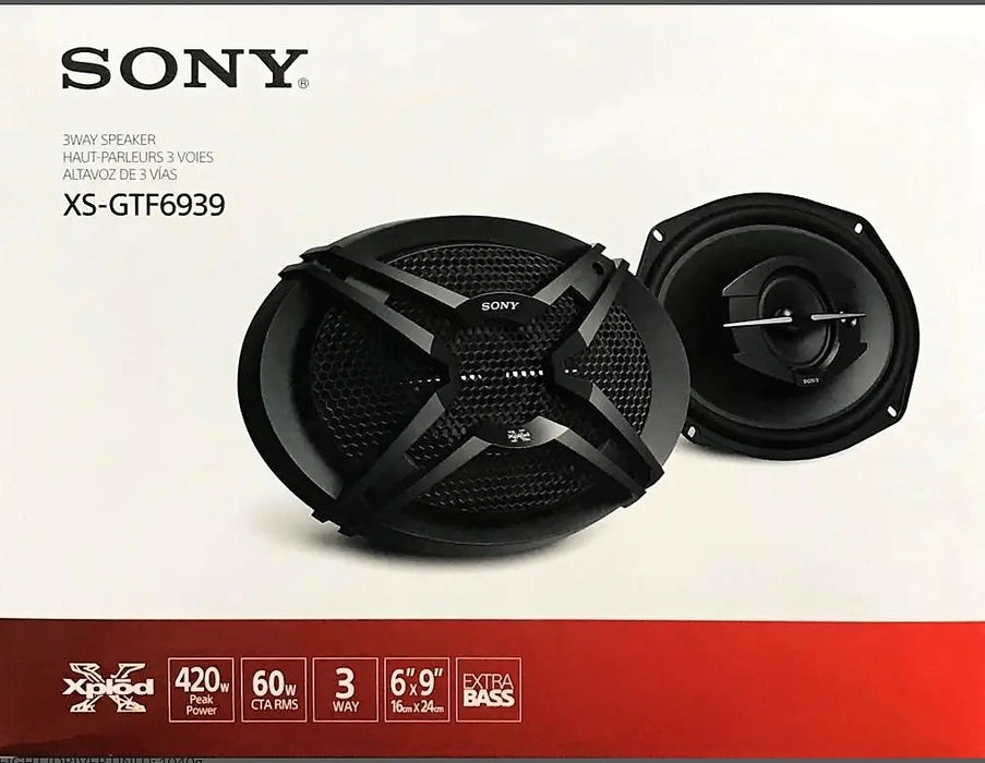 Sony XS-GTF6939 6×9″ 3way 420w Speakers