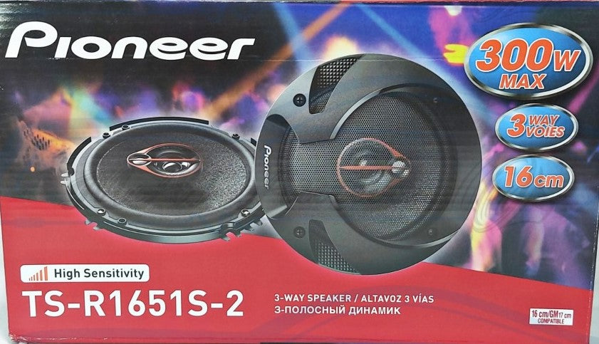 Pioneer TS-R1651s-2 Coaxial 3 Way Speaker