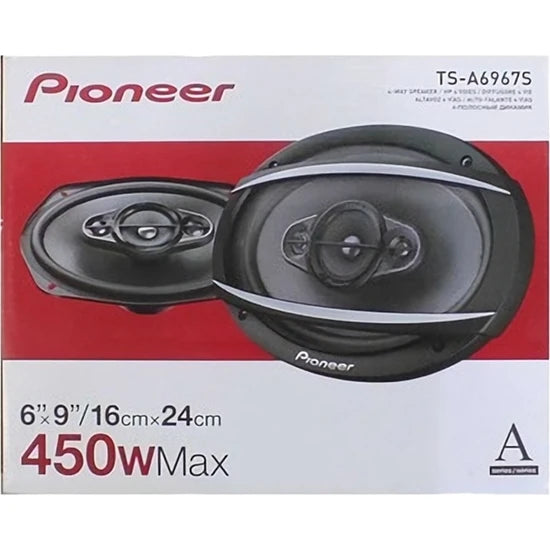 Pioneer TS-A6967S 450W 4-Way 6x9 Speakers