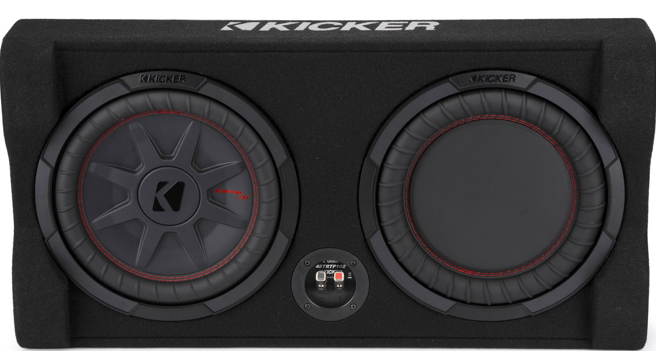 Kicker 48TRTP102 10inch Down-Firing Loaded Subwoofer Enclosure