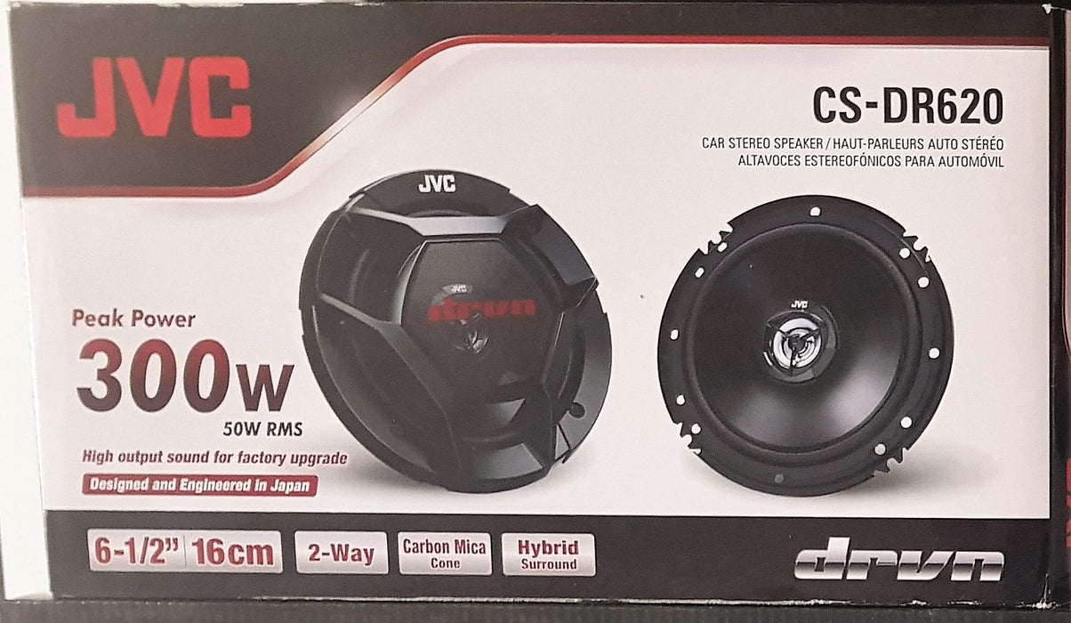 JVC CS-DR620 6.5" 300W 2-Way Coaxial Speakers