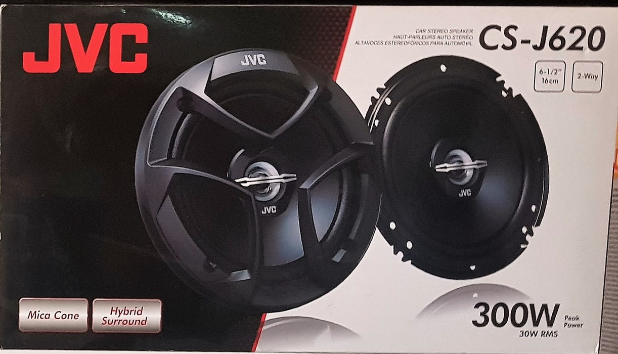 JVC CS-J620 300W 6.5" CS Series 2-Way Coaxial Car Speakers