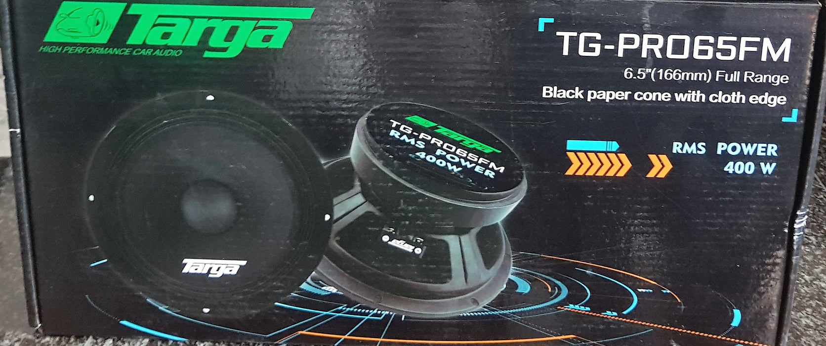 Targa TG-PRO65FM 6.5" Pro Series 400rms Full Range Speakers