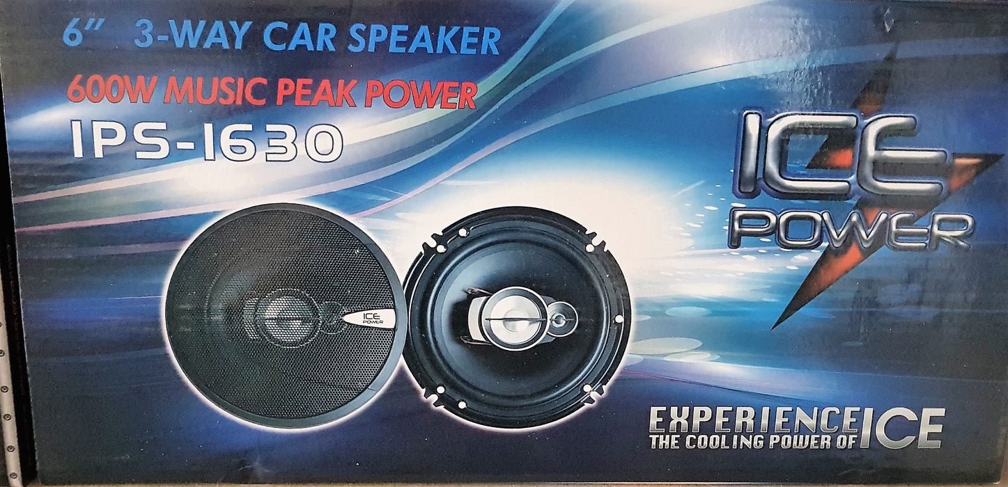 ICE POWER IPS-1630 600W 6"  3-WAY SPEAKERS