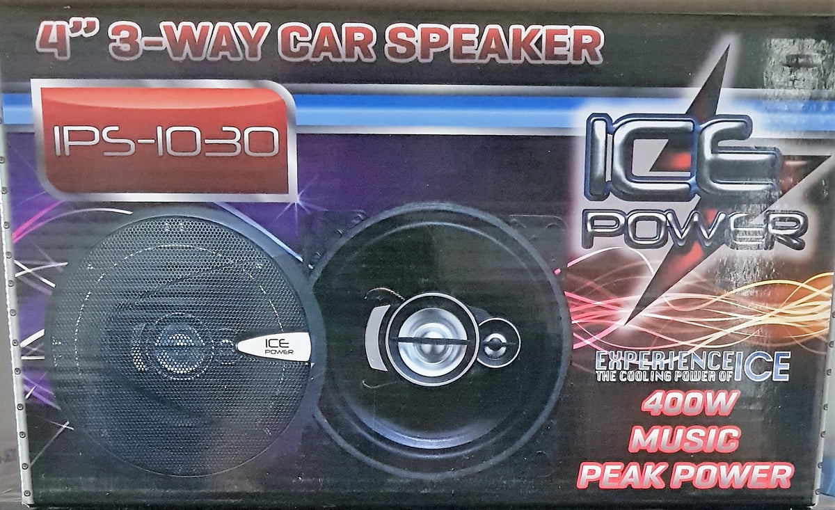 ICE POWER IPS-1030 4″ 400W 3-WAY SPEAKERS — Mobile Acoustics