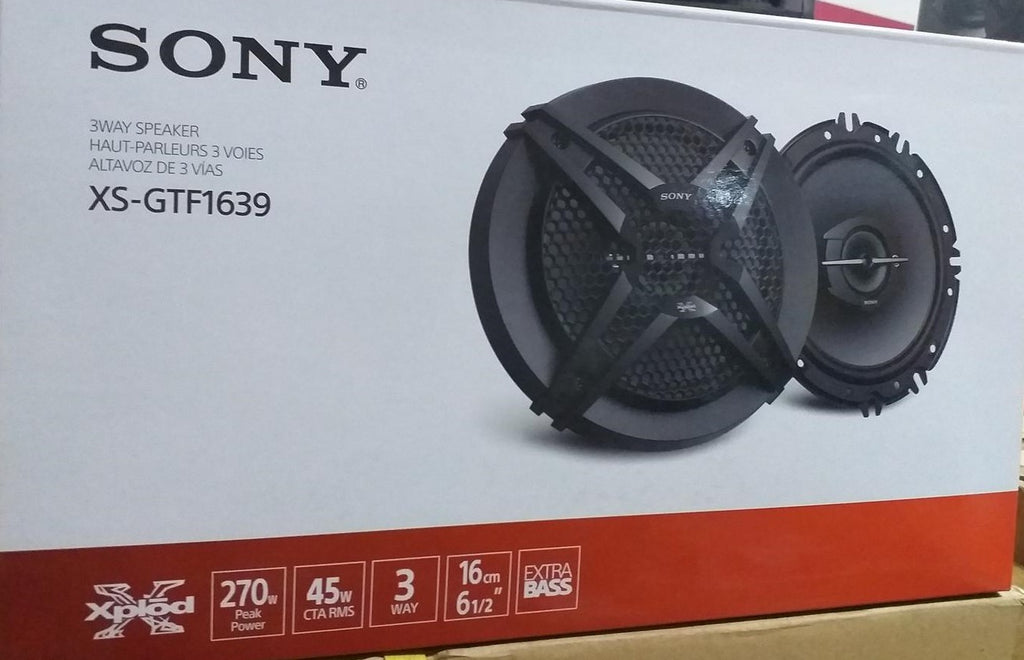 Sony XS-GTF1639 6″ 3way Speakers 270w — Mobile Acoustics