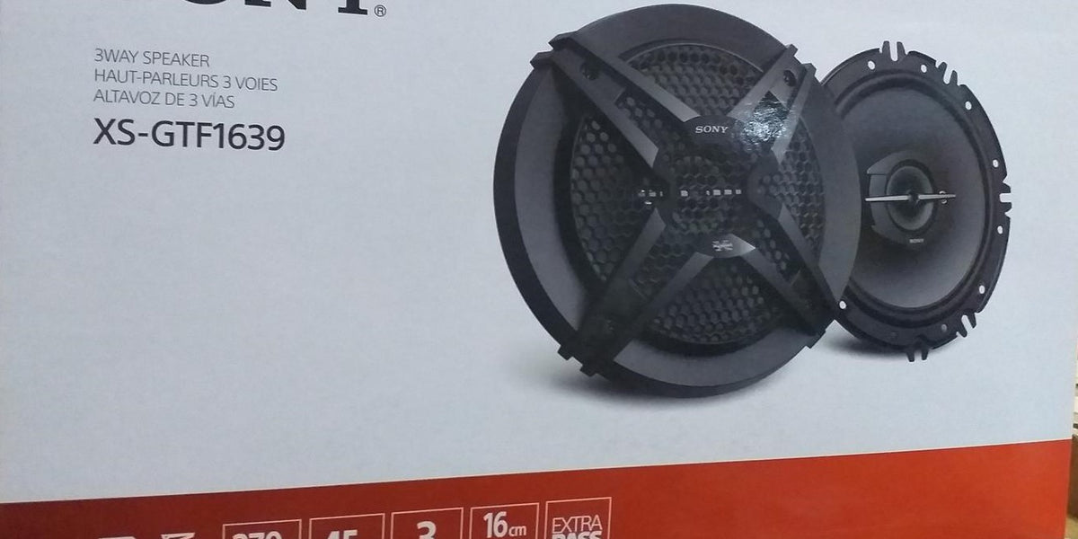 Sony XS-GTF1639 6″ 3way Speakers 270w — Mobile Acoustics