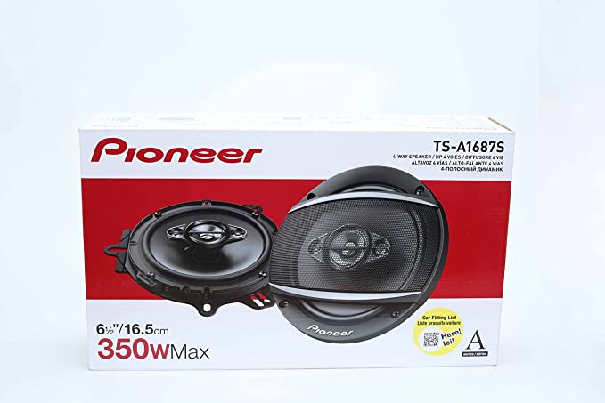 Pioneer TS-A1687S 350W 4-Way 6.5" Speakers