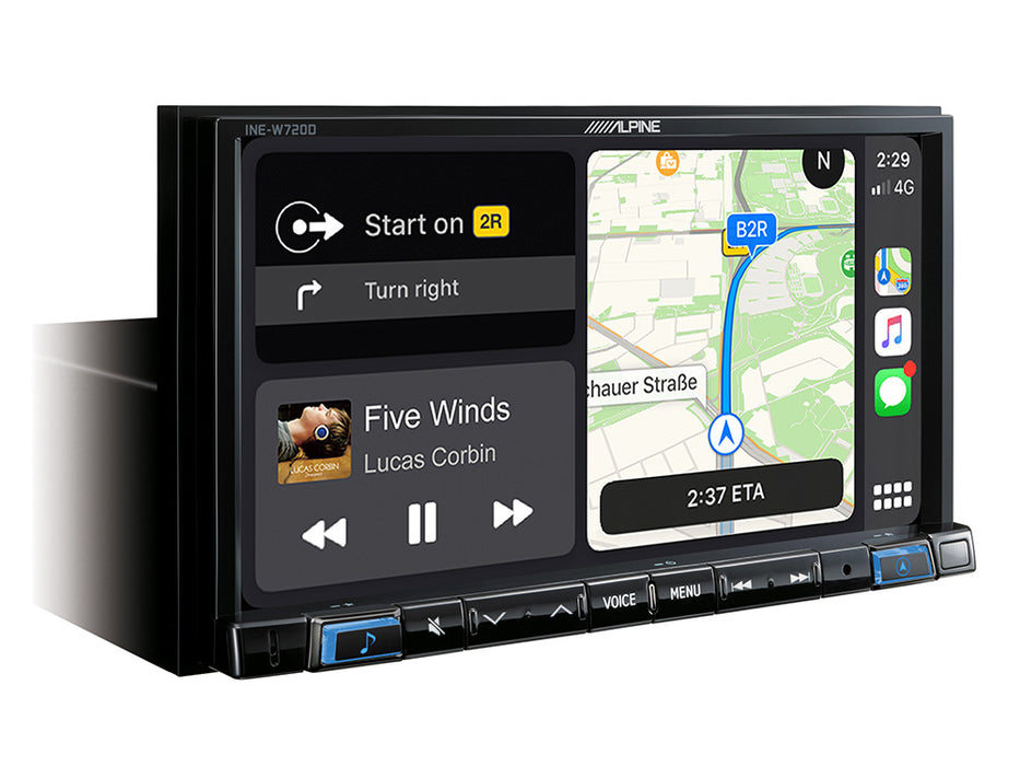 Alpine ILX-W720D Apple CarPlay and Android Auto