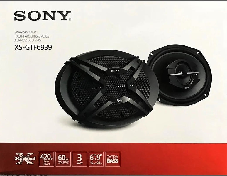 Sony XS-GTF6939 6×9″ 3way 420w Speakers — Mobile Acoustics