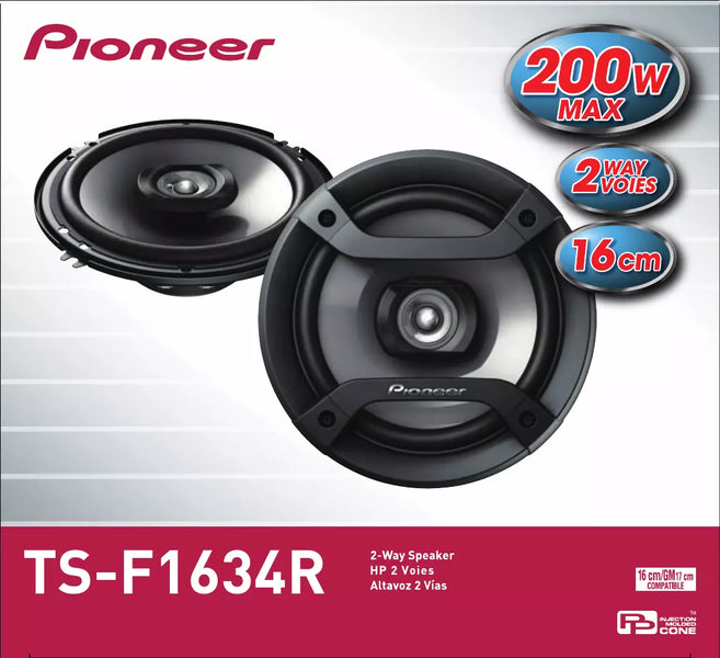 Pioneer TS-F1634R 16cm 200W 2-WaySpeaker — Mobile Acoustics