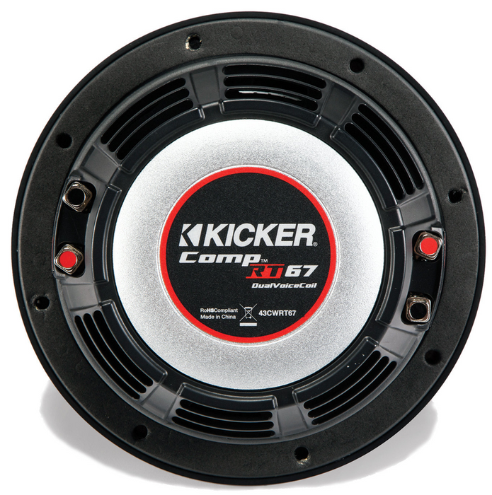 Kicker 43CWRT671 6inch 1ohm CompRT Subwoofer